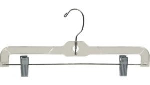 Clear Plastic Pant Hanger (100)